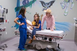 fun with kids in kid's emergency room